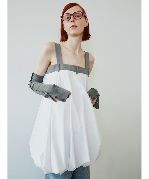 SORIN(ソリン )の「Combination Puff Mini Dress(ワンピース・レディース・グレー/チェック/ダークネイビー・38)」の16枚目の写真