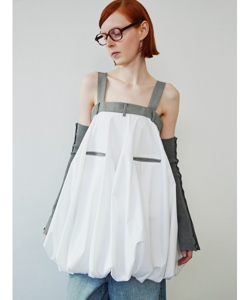 SORIN(ソリン )の「Combination Puff Mini Dress(ワンピース・レディース・グレー/チェック/ダークネイビー・38)」の17枚目の写真