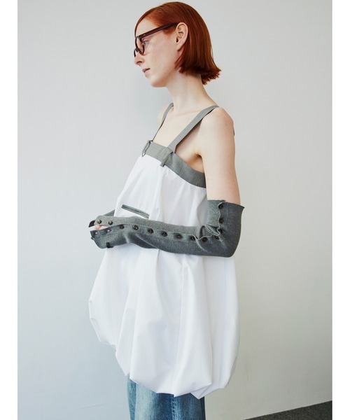 SORIN(ソリン )の「Combination Puff Mini Dress(ワンピース・レディース・グレー/チェック/ダークネイビー・38)」の18枚目の写真