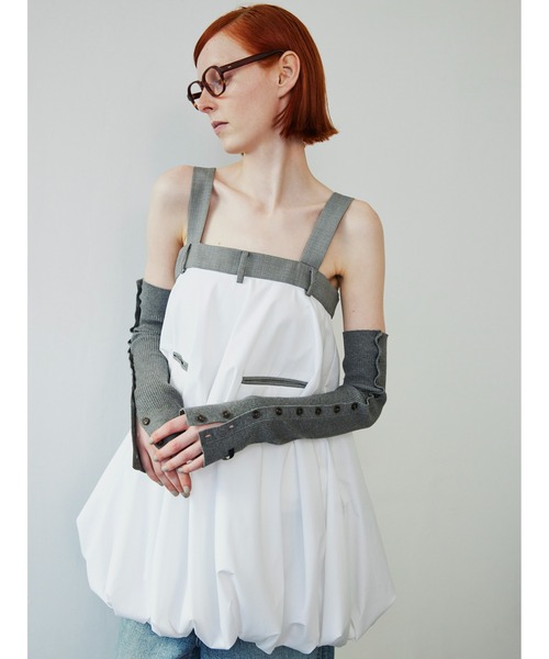 SORIN(ソリン )の「Combination Puff Mini Dress(ワンピース・レディース・グレー/チェック/ダークネイビー・38)」の22枚目の写真