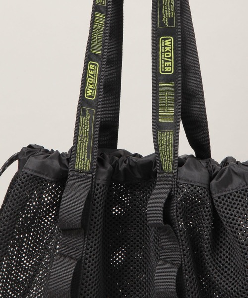 WEEKEND(ER)(ウィークエンダー)の「【WEEKEND(ER)&CO./ウィークエンダー】メッシュトートバッグ(トートバッグ・メンズ・ブラック・FREE)」の4枚目の写真