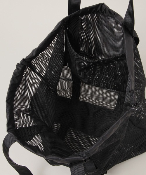 WEEKEND(ER)(ウィークエンダー)の「【WEEKEND(ER)&CO./ウィークエンダー】メッシュトートバッグ(トートバッグ・メンズ・ブラック・FREE)」の8枚目の写真