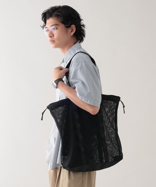 WEEKEND(ER)(ウィークエンダー)の「【WEEKEND(ER)&CO./ウィークエンダー】メッシュトートバッグ(トートバッグ・メンズ・ブラック・FREE)」の13枚目の写真