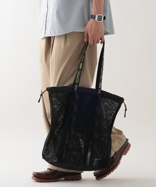WEEKEND(ER)(ウィークエンダー)の「【WEEKEND(ER)&CO./ウィークエンダー】メッシュトートバッグ(トートバッグ・メンズ・ブラック・FREE)」の12枚目の写真