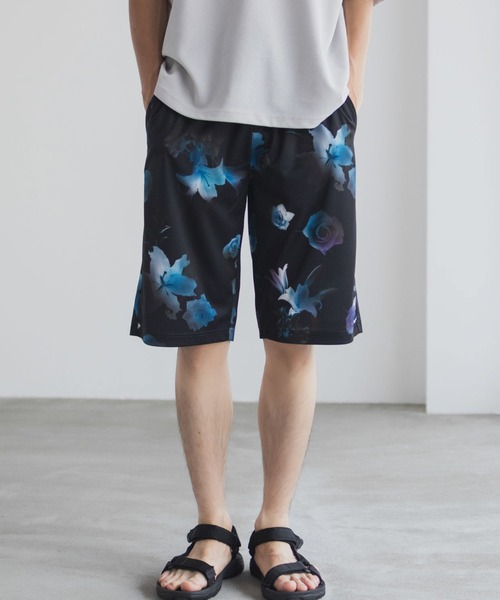 NAVY（ネイビー）の「NAVY ハニカムメッシュハーフパンツ/ショートパンツ（その他パンツ・メンズ・ブラック/カーキ/ブラウン系/グレー系2/グレー系3/グレー/ブラック系2/ネイビー系2/ネイビー/カモフラージュ/グレー系1/ブラック系3/ネイビー系1/ブラック系1/ベージュ系/ブルーグリーン・M/L/XL）」の3枚目の写真