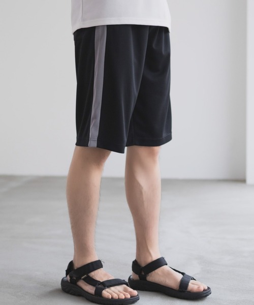 NAVY（ネイビー）の「NAVY ハニカムメッシュハーフパンツ/ショートパンツ（その他パンツ・メンズ・ブラック/カーキ/ブラウン系/グレー系2/グレー系3/グレー/ブラック系2/ネイビー系2/ネイビー/カモフラージュ/グレー系1/ブラック系3/ネイビー系1/ブラック系1/ベージュ系/ブルーグリーン・M/L/XL）」の2枚目の写真