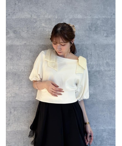 an another angelus（アンアナザーアンジェラス）の「チュールレイヤードラッフルスカート/ fint　フィント（スカート・レディース・ブラック/ミント・FREE）」の12枚目の写真