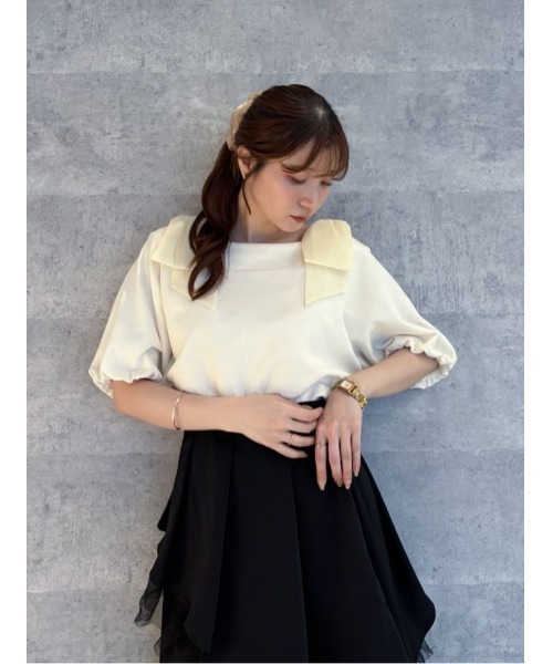 an another angelus（アンアナザーアンジェラス）の「チュールレイヤードラッフルスカート/ fint　フィント（スカート・レディース・ブラック/ミント・FREE）」の17枚目の写真