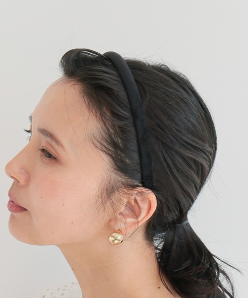 BARNYARDSTORM（バンヤードストーム）の「BARNYARDSTORM / マットベロアカチューシャ（カチューシャ・レディース・キャメル/ブラック・FREE）」の5枚目の写真