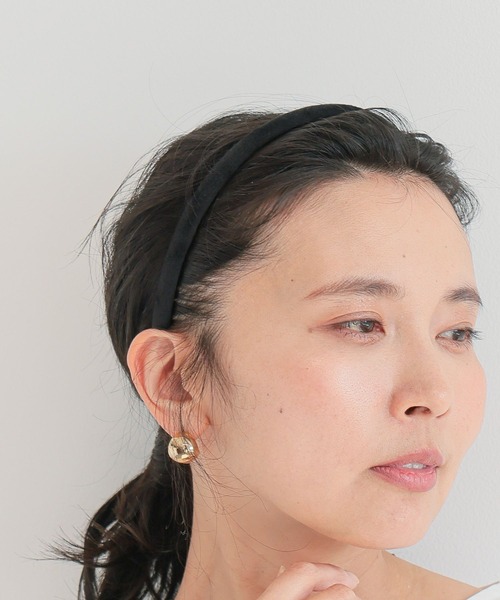 BARNYARDSTORM（バンヤードストーム）の「BARNYARDSTORM / マットベロアカチューシャ（カチューシャ・レディース・キャメル/ブラック・FREE）」の7枚目の写真