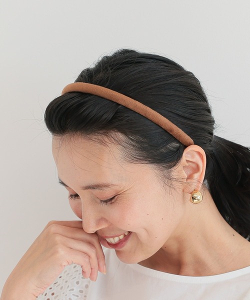 BARNYARDSTORM（バンヤードストーム）の「BARNYARDSTORM / マットベロアカチューシャ（カチューシャ・レディース・キャメル/ブラック・FREE）」の8枚目の写真