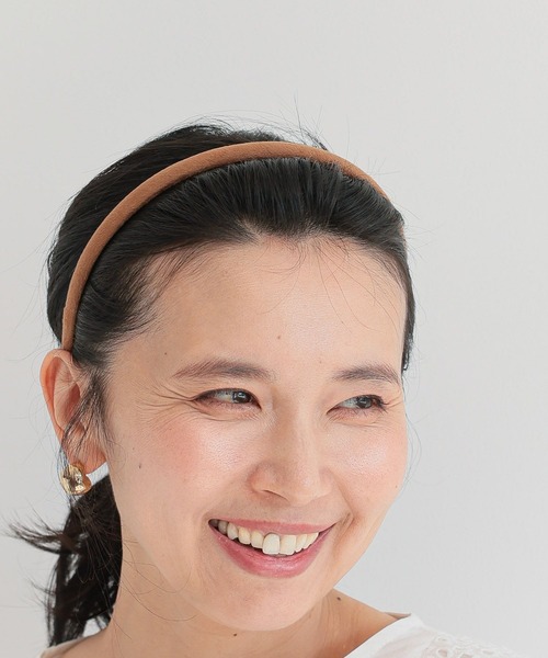 BARNYARDSTORM（バンヤードストーム）の「BARNYARDSTORM / マットベロアカチューシャ（カチューシャ・レディース・キャメル/ブラック・FREE）」の9枚目の写真