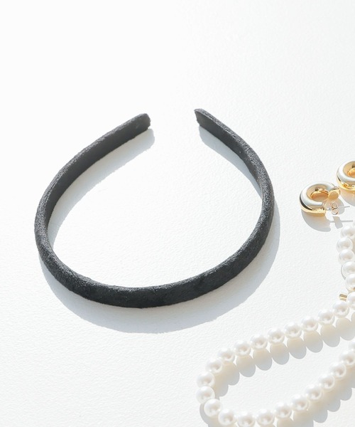 BARNYARDSTORM（バンヤードストーム）の「BARNYARDSTORM / マットベロアカチューシャ（カチューシャ・レディース・キャメル/ブラック・FREE）」の16枚目の写真