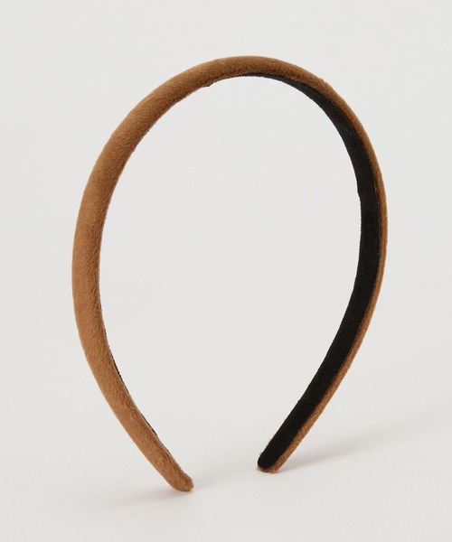 BARNYARDSTORM（バンヤードストーム）の「BARNYARDSTORM / マットベロアカチューシャ（カチューシャ・レディース・キャメル/ブラック・FREE）」の18枚目の写真