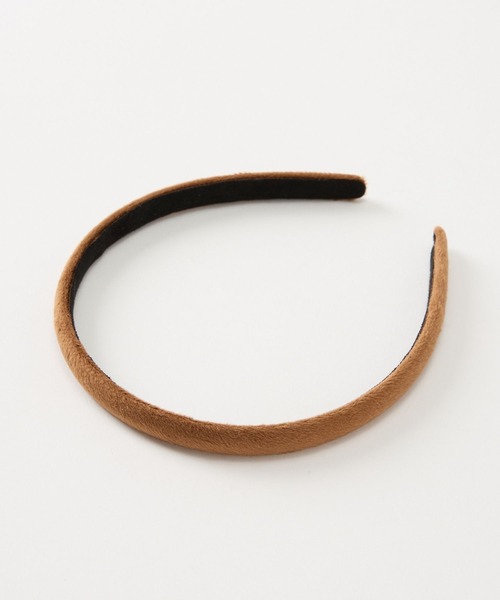 BARNYARDSTORM（バンヤードストーム）の「BARNYARDSTORM / マットベロアカチューシャ（カチューシャ・レディース・キャメル/ブラック・FREE）」の20枚目の写真