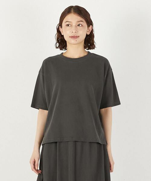 STAR&STRIPE(スターアンドストライプ)の「《別注》【STAR&STRIPE /スターアンドストライプ】Tシャツ(Tシャツ/カットソー・レディース・ホワイト/ブラウン/ブルー/チャコールグレー・FREE)」の3枚目の写真