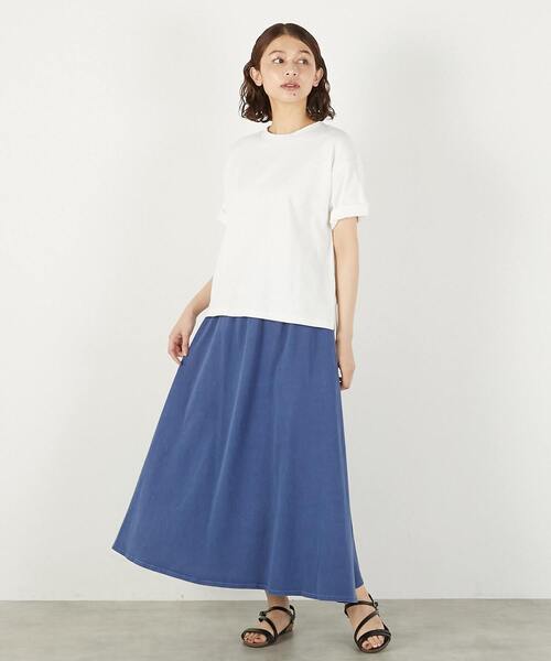 STAR&STRIPE(スターアンドストライプ)の「《別注》【STAR&STRIPE /スターアンドストライプ】Tシャツ(Tシャツ/カットソー・レディース・ホワイト/ブラウン/ブルー/チャコールグレー・FREE)」の6枚目の写真