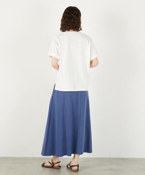 STAR&STRIPE(スターアンドストライプ)の「《別注》【STAR&STRIPE /スターアンドストライプ】Tシャツ(Tシャツ/カットソー・レディース・ホワイト/ブラウン/ブルー/チャコールグレー・FREE)」の8枚目の写真