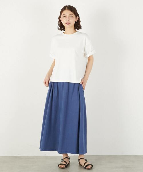 STAR&STRIPE(スターアンドストライプ)の「《別注》【STAR&STRIPE /スターアンドストライプ】Tシャツ(Tシャツ/カットソー・レディース・ホワイト/ブラウン/ブルー/チャコールグレー・FREE)」の11枚目の写真