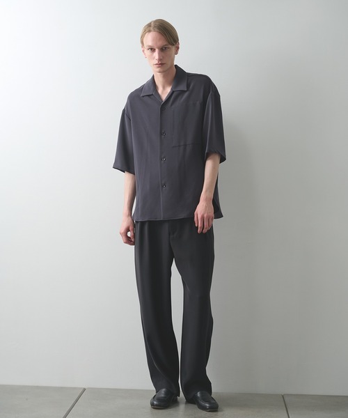 STUDIOUS(ステュディオス)の「SUMMER ESSENTIAL SHIRTS S.S(シャツ/ブラウス・メンズ・ブラック/ダークグレー・1/2)」の10枚目の写真
