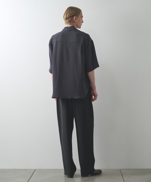 STUDIOUS(ステュディオス)の「SUMMER ESSENTIAL SHIRTS S.S(シャツ/ブラウス・メンズ・ブラック/ダークグレー・1/2)」の12枚目の写真