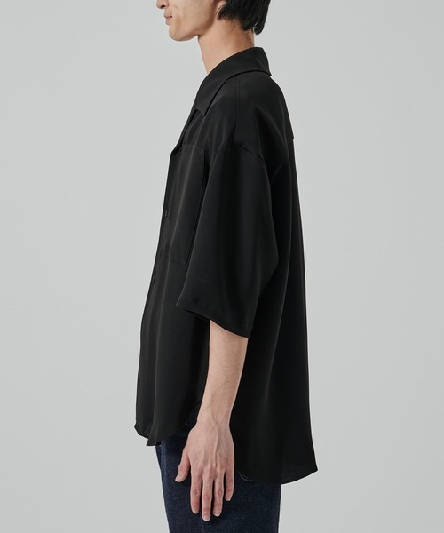 STUDIOUS(ステュディオス)の「SUMMER ESSENTIAL SHIRTS S.S(シャツ/ブラウス・メンズ・ブラック/ダークグレー・1/2)」の17枚目の写真