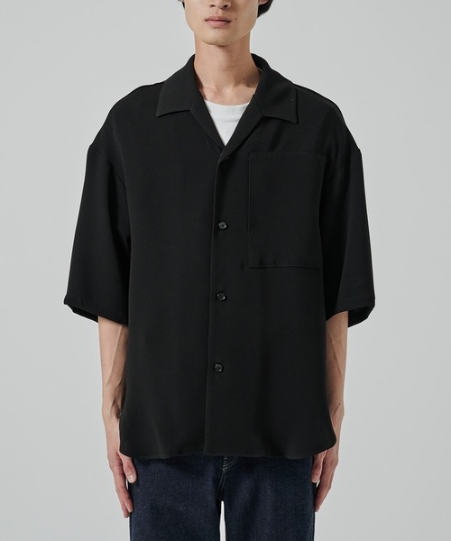 STUDIOUS(ステュディオス)の「SUMMER ESSENTIAL SHIRTS S.S(シャツ/ブラウス・メンズ・ブラック/ダークグレー・1/2)」の15枚目の写真