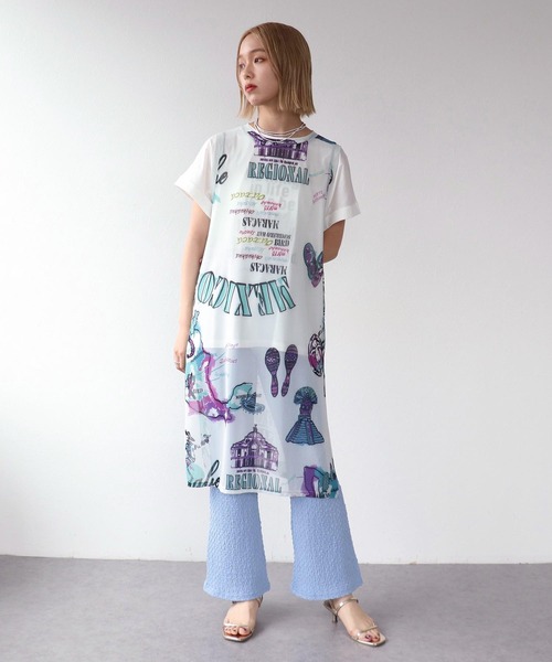 Three Four Time（ｽﾘｰﾌｫｰﾀｲﾑ）の「シュリングジャージフレアパンツ（その他パンツ・レディース・ブラウン/ブルー/ブラック・FREE）」の19枚目の写真