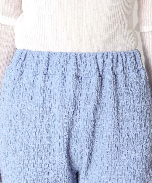 Three Four Time（ｽﾘｰﾌｫｰﾀｲﾑ）の「シュリングジャージフレアパンツ（その他パンツ・レディース・ブラウン/ブルー/ブラック・FREE）」の11枚目の写真