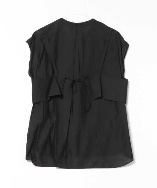 CHIGNON（シニヨン）の「【 CHIGNON / シニヨン 】ビスチェフレンチシャツ（シャツ/ブラウス・レディース・アイボリー/ブラック・FREE）」の7枚目の写真