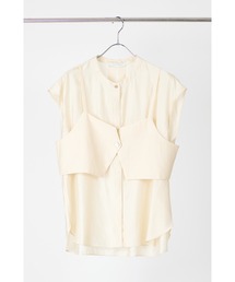 シニヨン　ストライプオーバーシャツ CHIGNON [シニヨン] マルチストライプオーバーシャツ [1246