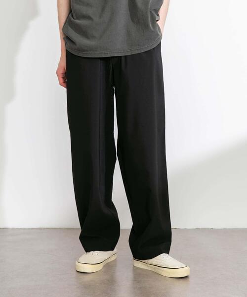 URBAN RESEARCH Sonny Label（アーバンリサーチサニーレーベル）の「リネンタッチポリエステルイージーパンツ（その他パンツ・メンズ・ブラック/チャコールグレー・MEDIUM/LARGE）」の7枚目の写真