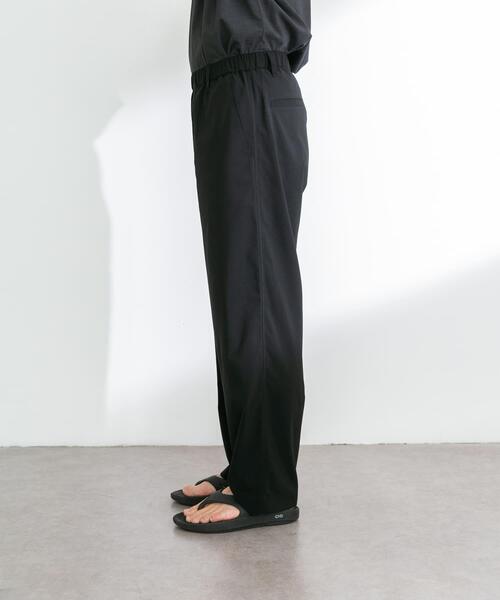 URBAN RESEARCH Sonny Label（アーバンリサーチサニーレーベル）の「リネンタッチポリエステルイージーパンツ（その他パンツ・メンズ・ブラック/チャコールグレー・MEDIUM/LARGE）」の10枚目の写真