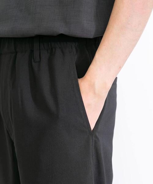 URBAN RESEARCH Sonny Label（アーバンリサーチサニーレーベル）の「リネンタッチポリエステルイージーパンツ（その他パンツ・メンズ・ブラック/チャコールグレー・MEDIUM/LARGE）」の13枚目の写真