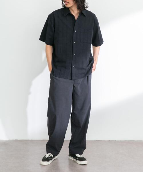 URBAN RESEARCH Sonny Label（アーバンリサーチサニーレーベル）の「リネンタッチポリエステルイージーパンツ（その他パンツ・メンズ・ブラック/チャコールグレー・MEDIUM/LARGE）」の20枚目の写真
