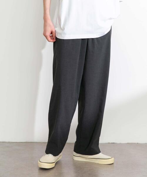 URBAN RESEARCH Sonny Label（アーバンリサーチサニーレーベル）の「リネンタッチポリエステルイージーパンツ（その他パンツ・メンズ・ブラック/チャコールグレー・MEDIUM/LARGE）」の22枚目の写真