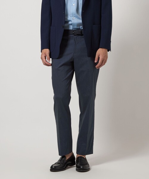 green label relaxing（グリーンレーベルリラクシング）の「エブリット コットンナイロン麻ポリウレタン スタンダード NP スラックス -ストレッチ・接触冷感-（スラックス・メンズ・ダークグレー/ネイビー/モカ・XL/M/L/S）」の20枚目の写真