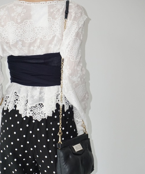 chuclla(チュクラ)の「コットンレース スカラップトップス chw25a006(シャツ/ブラウス・レディース・ホワイト・FREE)」の9枚目の写真