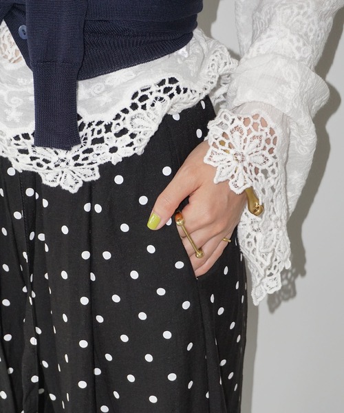 コットンレース スカラップトップス chw25a006-ファッション通販