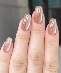 Doux Belle(ドゥーベル)の簡単にネイルチップハンドネイルチップオーロラジェルネイル風(ネイルシール/ネイルチップ)