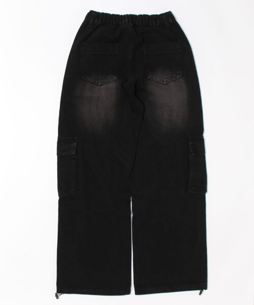 MONO8(モノハチ)の「ウォッシュデザインカーゴデニムパンツ(デニムパンツ・レディース・ブラック・S/M)」の18枚目の写真