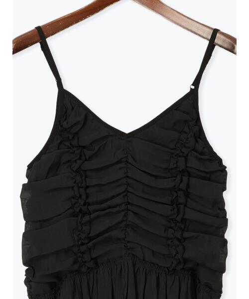 Te chichi（テチチ）の「フリルギャザーキャミワンピース（ワンピース・レディース・オフホワイト/ブラック・F）」の13枚目の写真