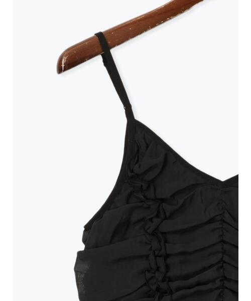 Te chichi（テチチ）の「フリルギャザーキャミワンピース（ワンピース・レディース・オフホワイト/ブラック・F）」の14枚目の写真