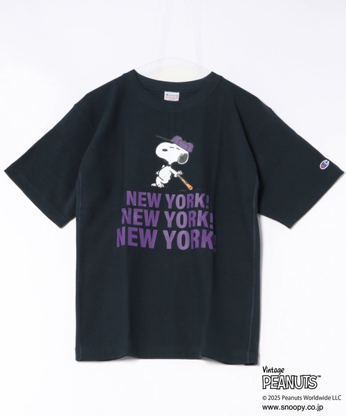 champion スヌーピーTシャツ Champion [正規取扱店][メール便OK]チャンピオン メンズ SNOOPY