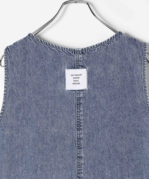 LEPSIM(レプシィム)の「デニムオールインワン 497422(つなぎ/オールインワン・レディース・ブルー/ネイビー・FREE)」の7枚目の写真