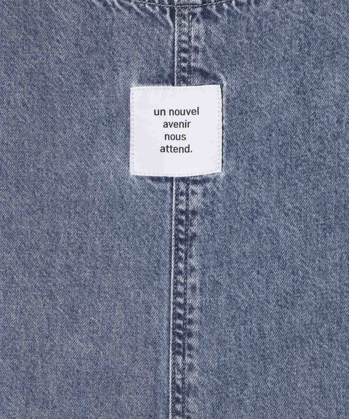 LEPSIM(レプシィム)の「デニムオールインワン 497422(つなぎ/オールインワン・レディース・ブルー/ネイビー・FREE)」の9枚目の写真