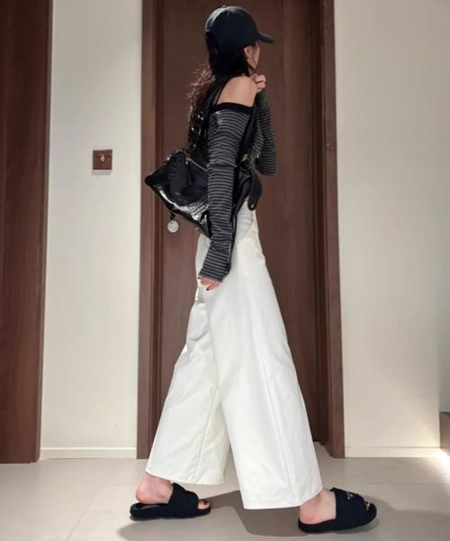 REBALANCE(リバランス)の「リラックスワイドパンツ(その他パンツ・レディース・A/B・MEDIUM/LARGE)」の10枚目の写真