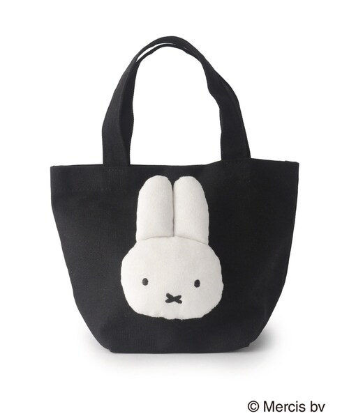 Miffy( ミッフィー)の「【miffy/boris】立体フェイストート(トートバッグ・レディース・アイボリー/ブラック・00)」の8枚目の写真