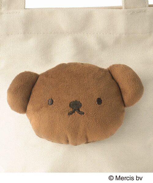Miffy( ミッフィー)の「【miffy/boris】立体フェイストート(トートバッグ・レディース・アイボリー/ブラック・00)」の17枚目の写真