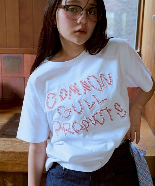 common gull products／コモン ガル プロダクト チェック common gull products.（コモンガルプロダクツ）の「四角い